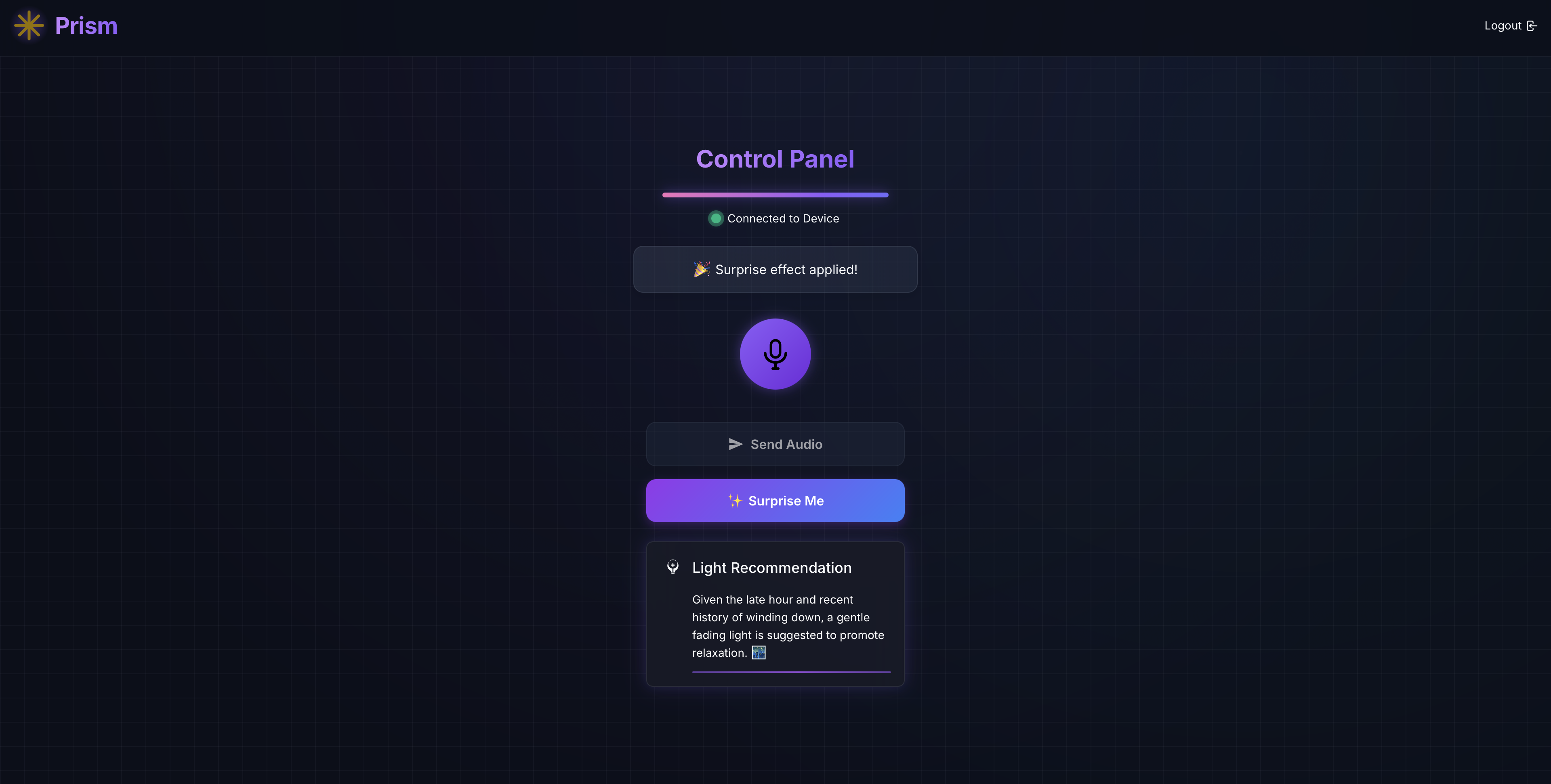 Control Panel